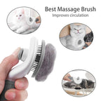 EasyClean™ Pro - Escova Pet Autolimpante com Sistema de Ejeção One-Click
