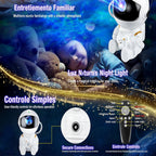 Astronauta Galáctico Pro™ - Projetor de Nebulosas 360º.