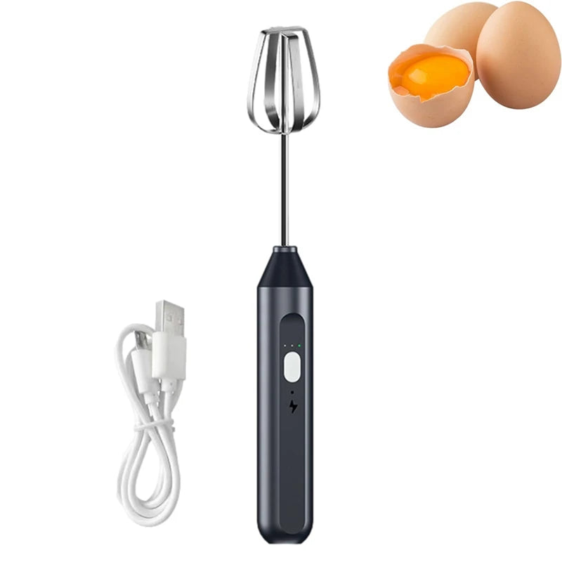 MixMaster™ 3 em 1 - Batedor e Misturador Recarregável Turbo