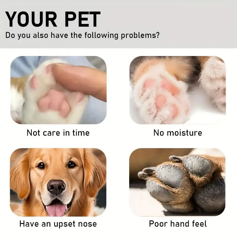 PawRelief™ - Bálsamo Hidratante e Regenerador para Patas e Nariz de Cães e Gatos (45g)