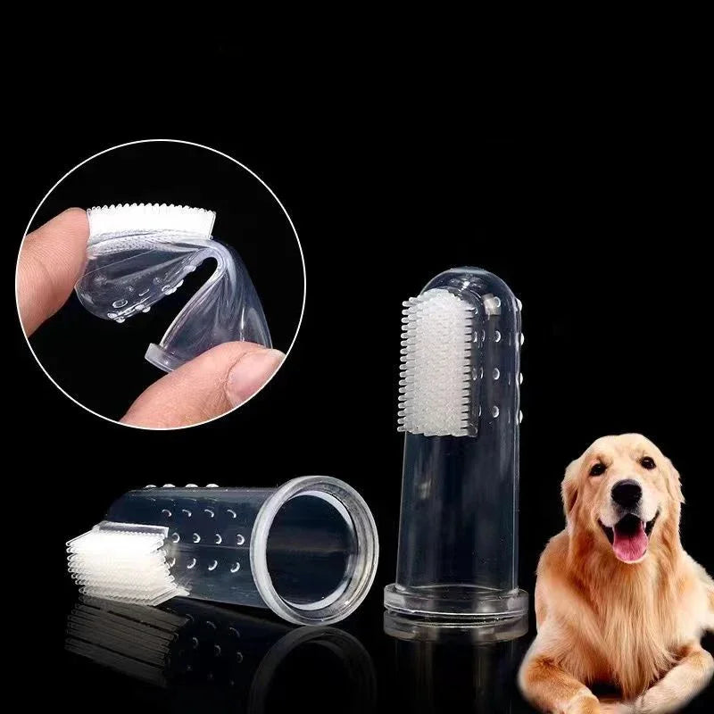 SoftTouch™ Pet - Dedeira de Silicone Premium para Limpeza Bucal e Controle de Tártaro