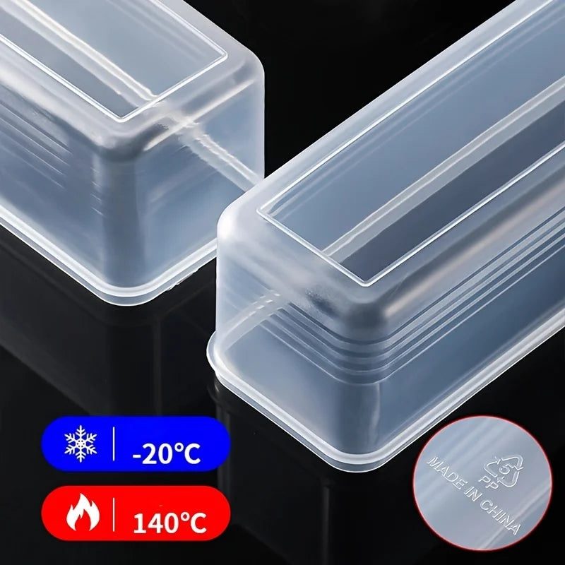 ClearBox™ - Organizador Slim para Geladeira e Despensa (Kit 4 Peças)