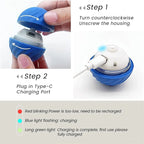 SmartBall™ 360 - Bola Interativa Inteligente com Sensor de Obstáculos e Carregamento USB