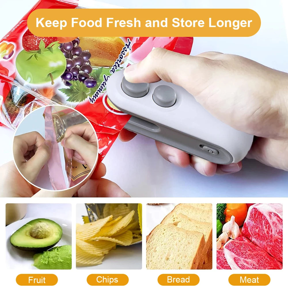 Seladora Magic Seal - Mantenha seus Alimentos Crocantes por Muito Mais Tempo