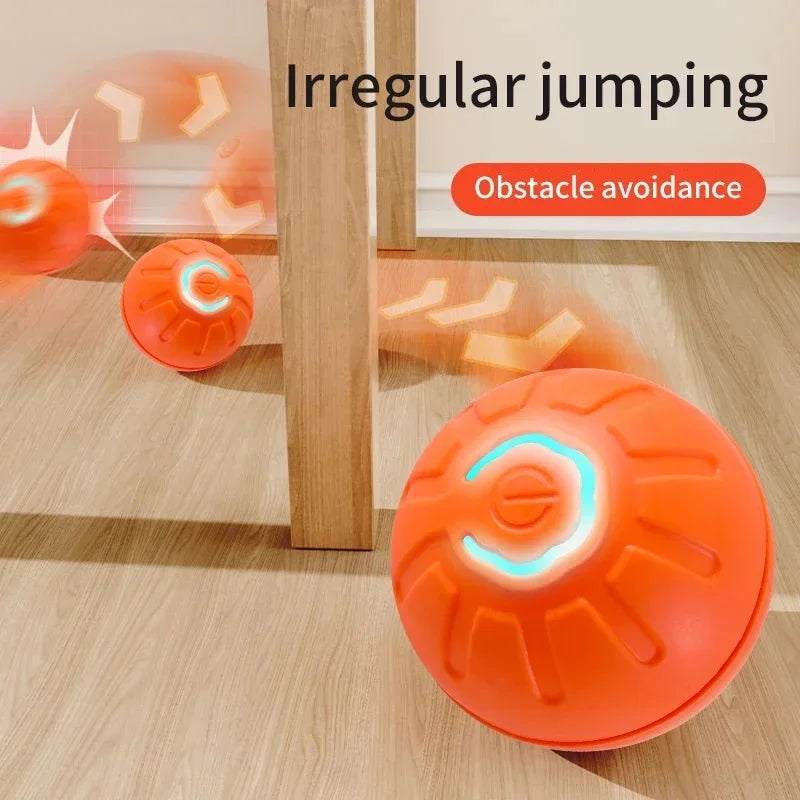 SmartBall™ 360 - Bola Interativa Inteligente com Sensor de Obstáculos e Carregamento USB