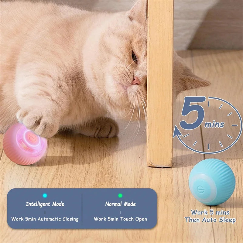 SmartBall™ 360 - Bola Interativa Inteligente com Sensor de Obstáculos e Carregamento USB