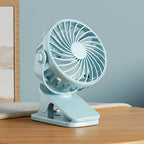 ArcticClip™ 3 em 1 - Ventilador Portátil Recarregável com Clip e Luminária Noturna