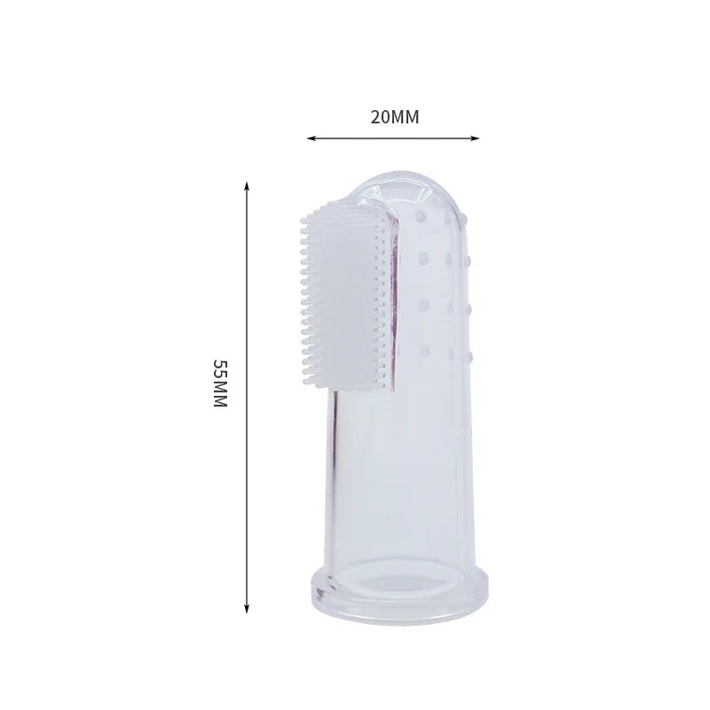 SoftTouch™ Pet - Dedeira de Silicone Premium para Limpeza Bucal e Controle de Tártaro