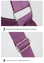 👜 Bolsa Safira™ - Nylon Impermeável e Multicamadas