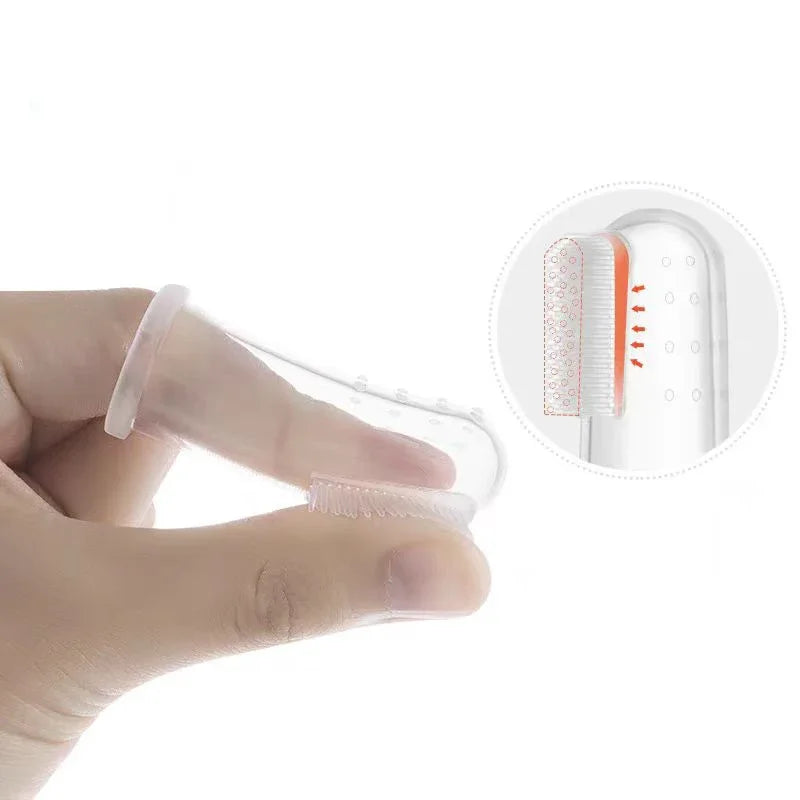 SoftTouch™ Pet - Dedeira de Silicone Premium para Limpeza Bucal e Controle de Tártaro