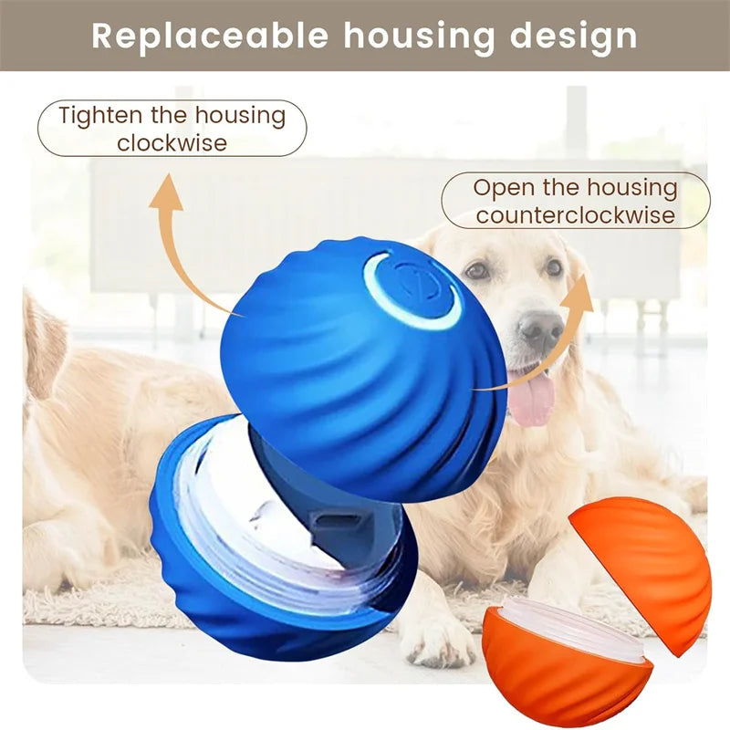 SmartBall™ 360 - Bola Interativa Inteligente com Sensor de Obstáculos e Carregamento USB