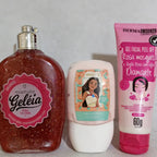 Kit Skincare Premium: Geleia Goiaba + Gel Rosa Mosqueta + Creme de Mãos