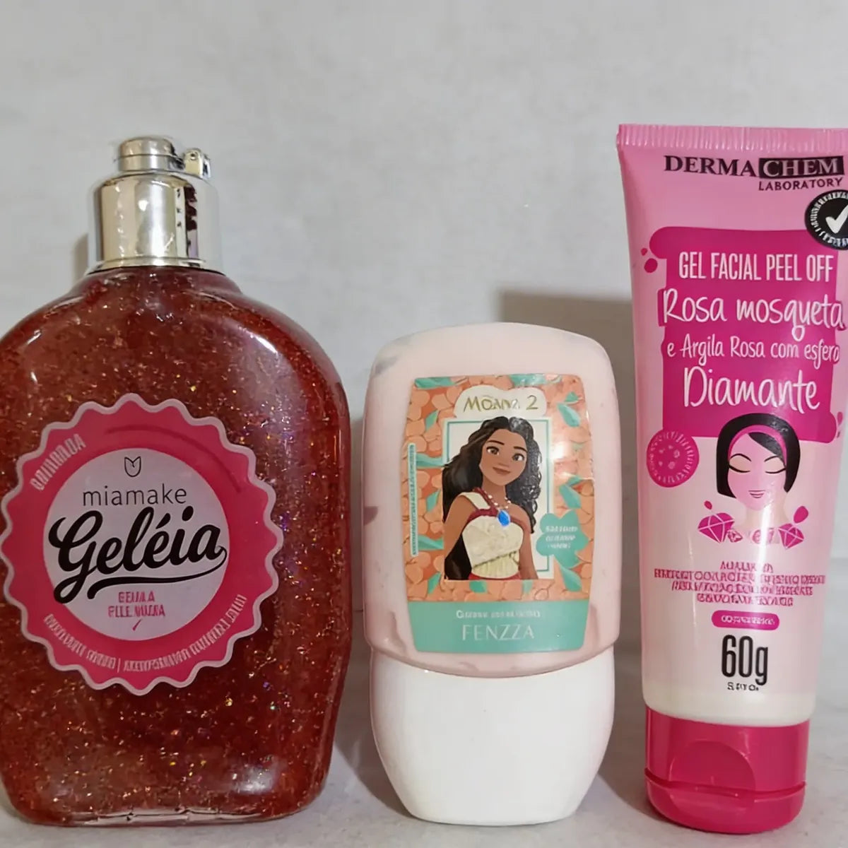 Kit Skincare Premium: Geleia Goiaba + Gel Rosa Mosqueta + Creme de Mãos