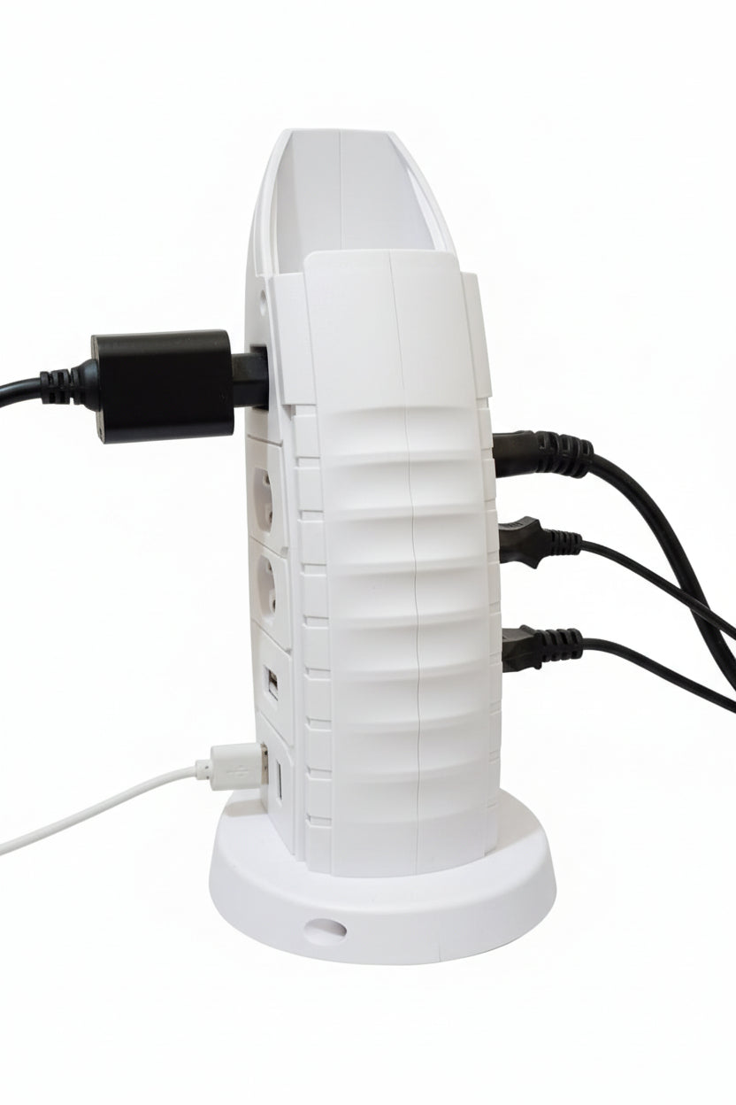 : Filtro de Linha 8 Tomadas Starmega + USB e Tipo C - Bivolt